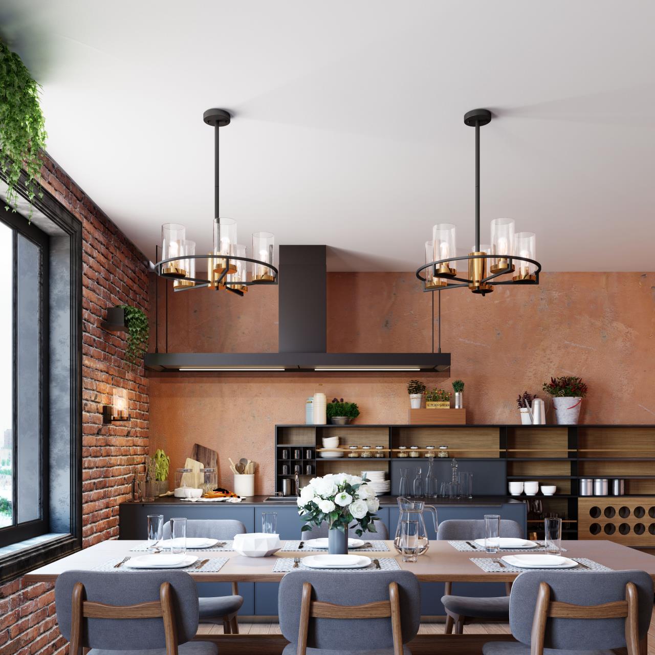 Люстра на штанге Odeon Light KAVO 4817/5