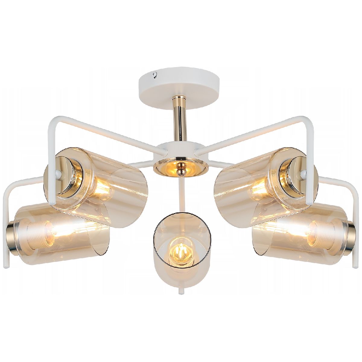 Люстра на штанге Illumico IL8248-5COU-79 WH GD