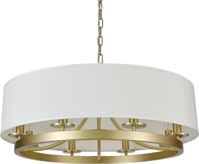 Подвесная люстра Newport 3558/С  brass М0070725