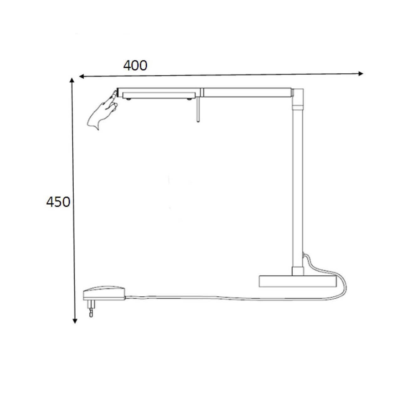 Настольная лампа Lucide Bergamo-led 12619/06/12