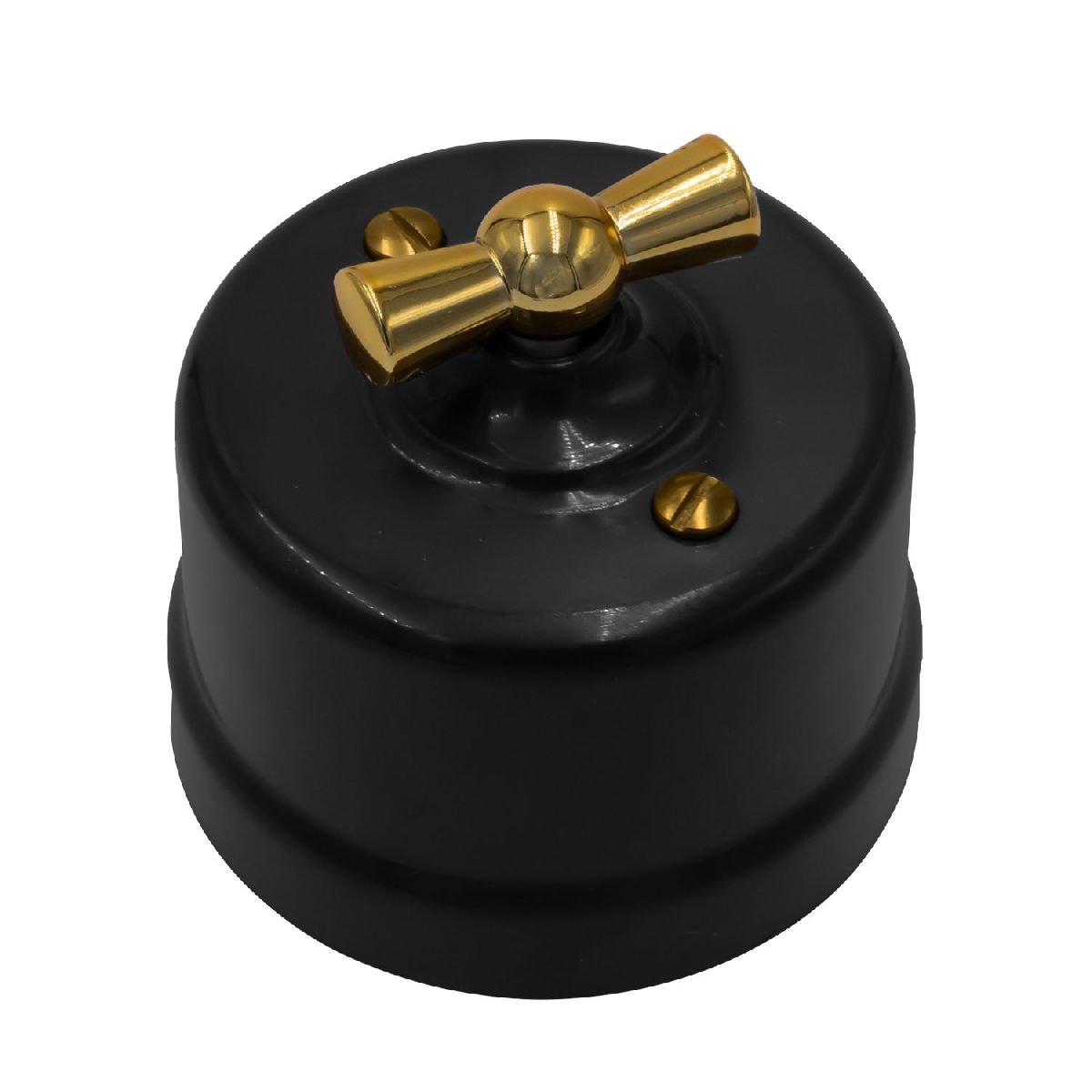 Выключатель одноклавишный Bironi Лизетта B1-200-23-G