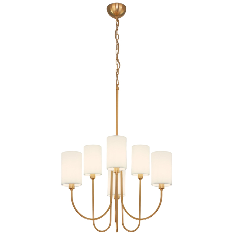 Подвесная люстра Eurosvet Abbey 60164/6 латунь Smart a065745