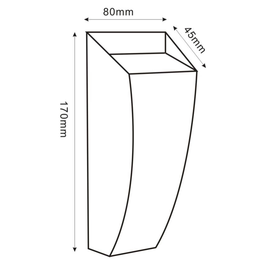Уличный настенный светодиодный светильник Lucide Twan Led 11820/02/30