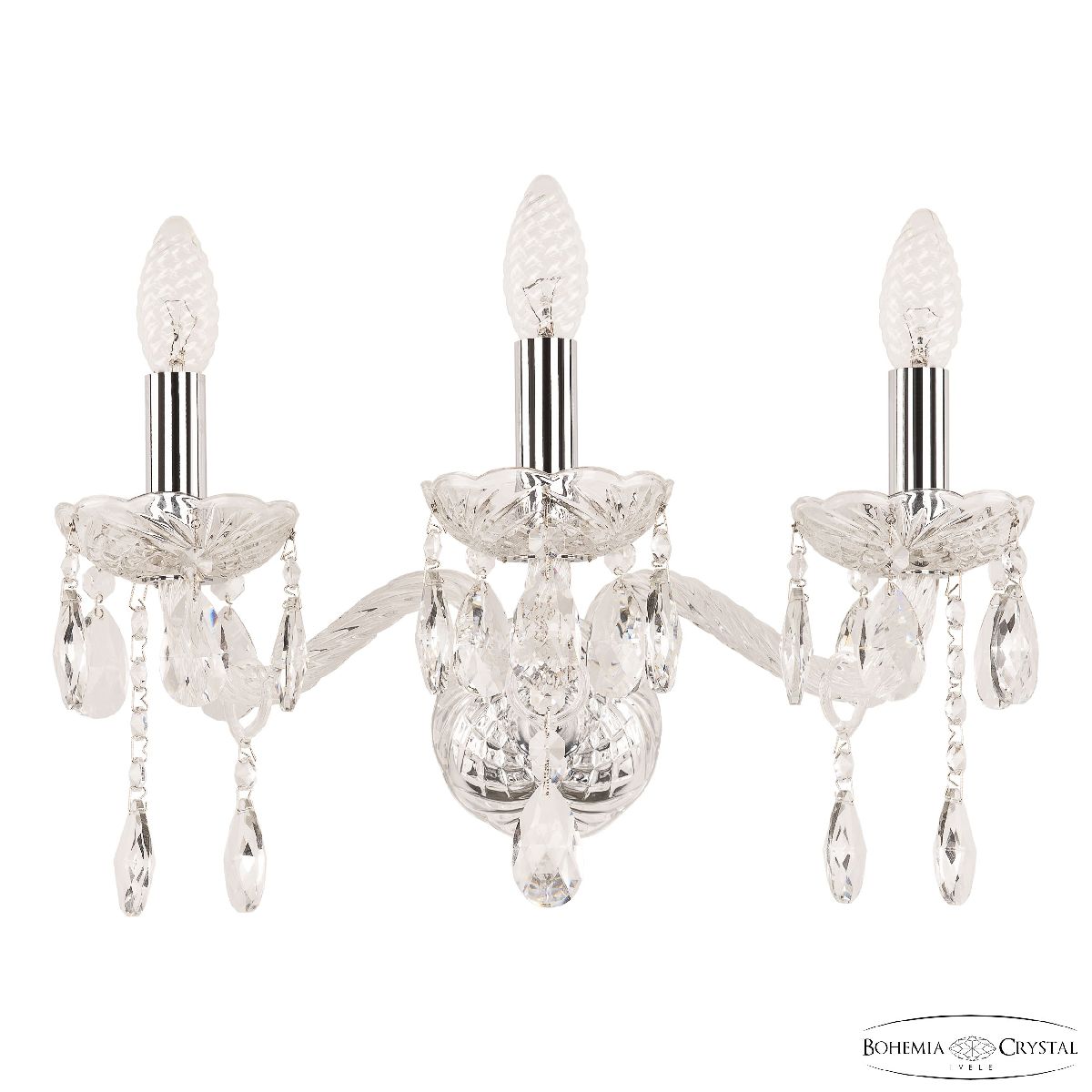 Бра Bohemia Ivele Crystal 107B/3/165 Ni