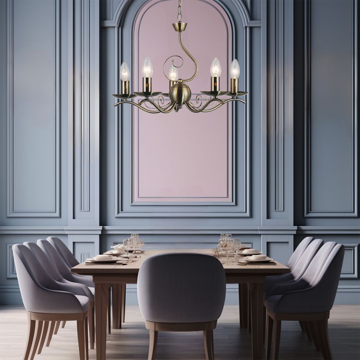 Подвесная люстра Escada Cantata 2103/5S Bronze