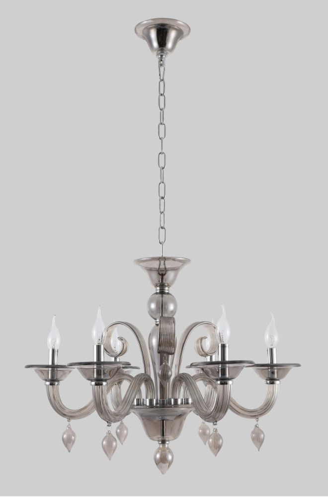 Подвесная люстра Crystal Lux Caetano SP-PL6 Smoke
