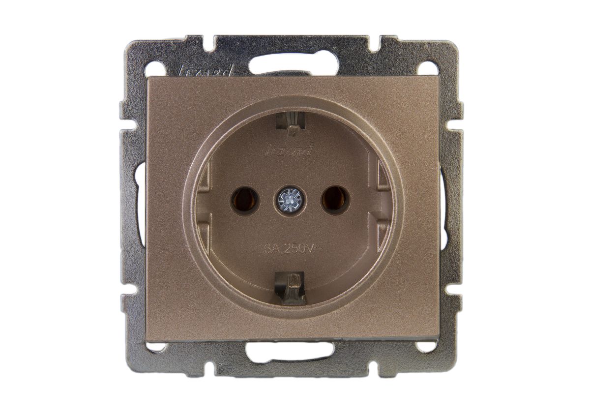 Розетка с/з Lezard Rain 703-3188-122