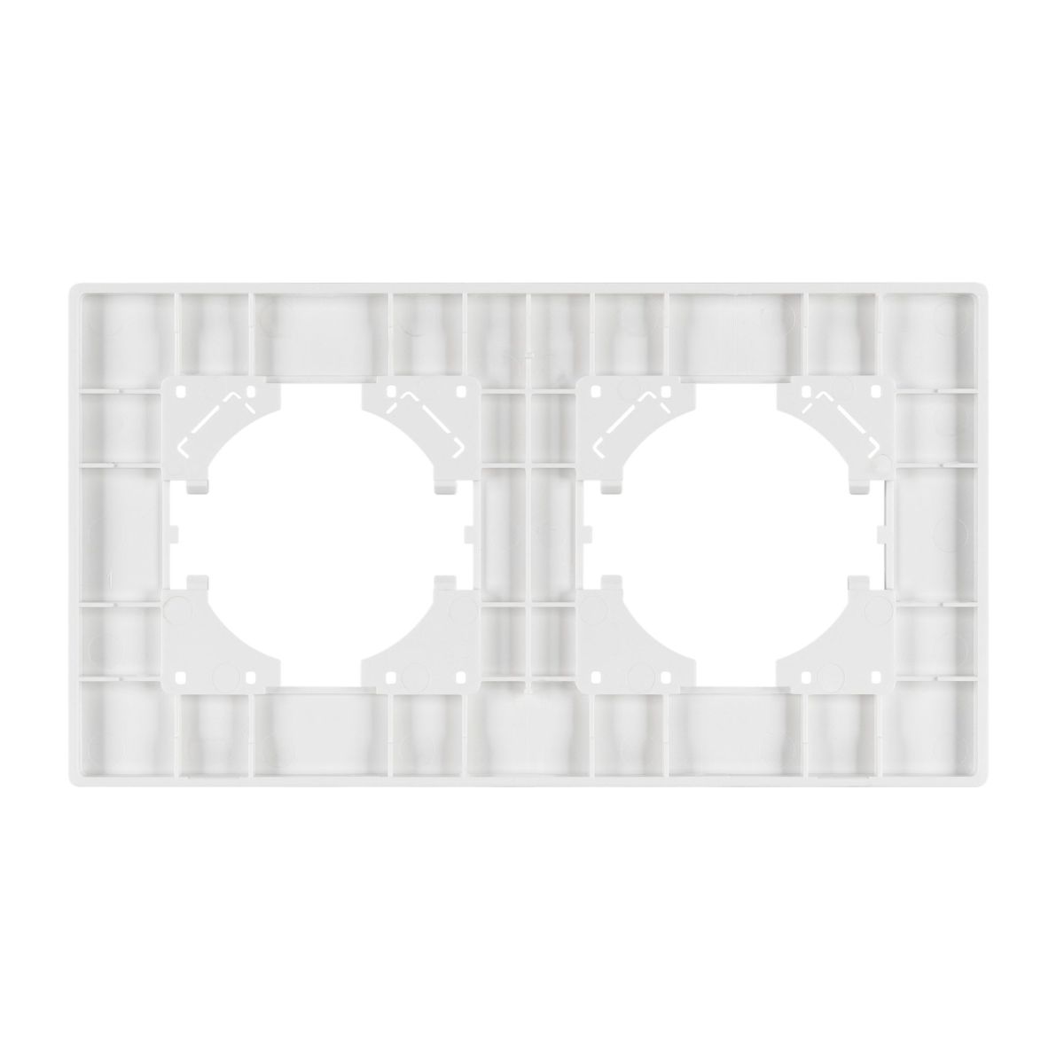 Рамка на 2 поста пластиковая Arlight FRM-PERIO-PL-2-BK 049751