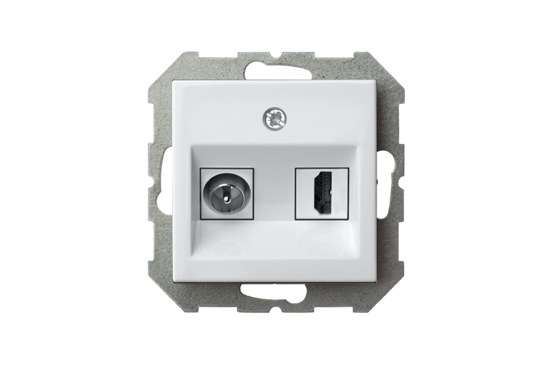 Розетка HDMI и TV Liregus Epsilon 28-0351