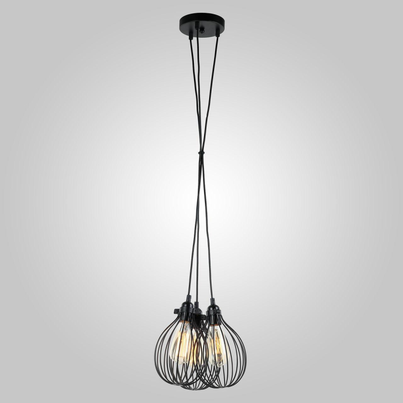 Подвесная люстра Eurosvet Moll 50059/3 черный