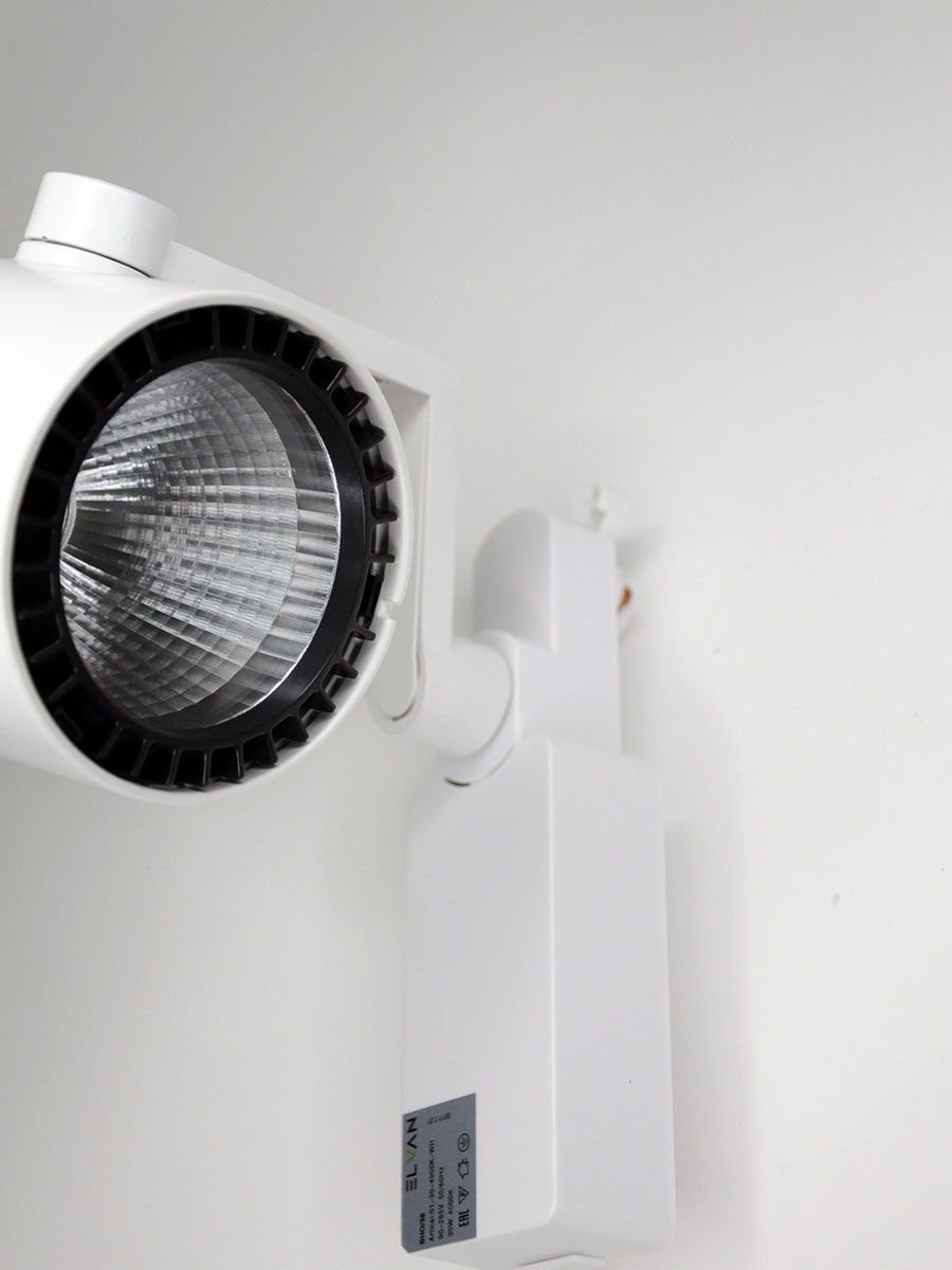 Трековый светильник Elvan ST-01-30-WH-WH