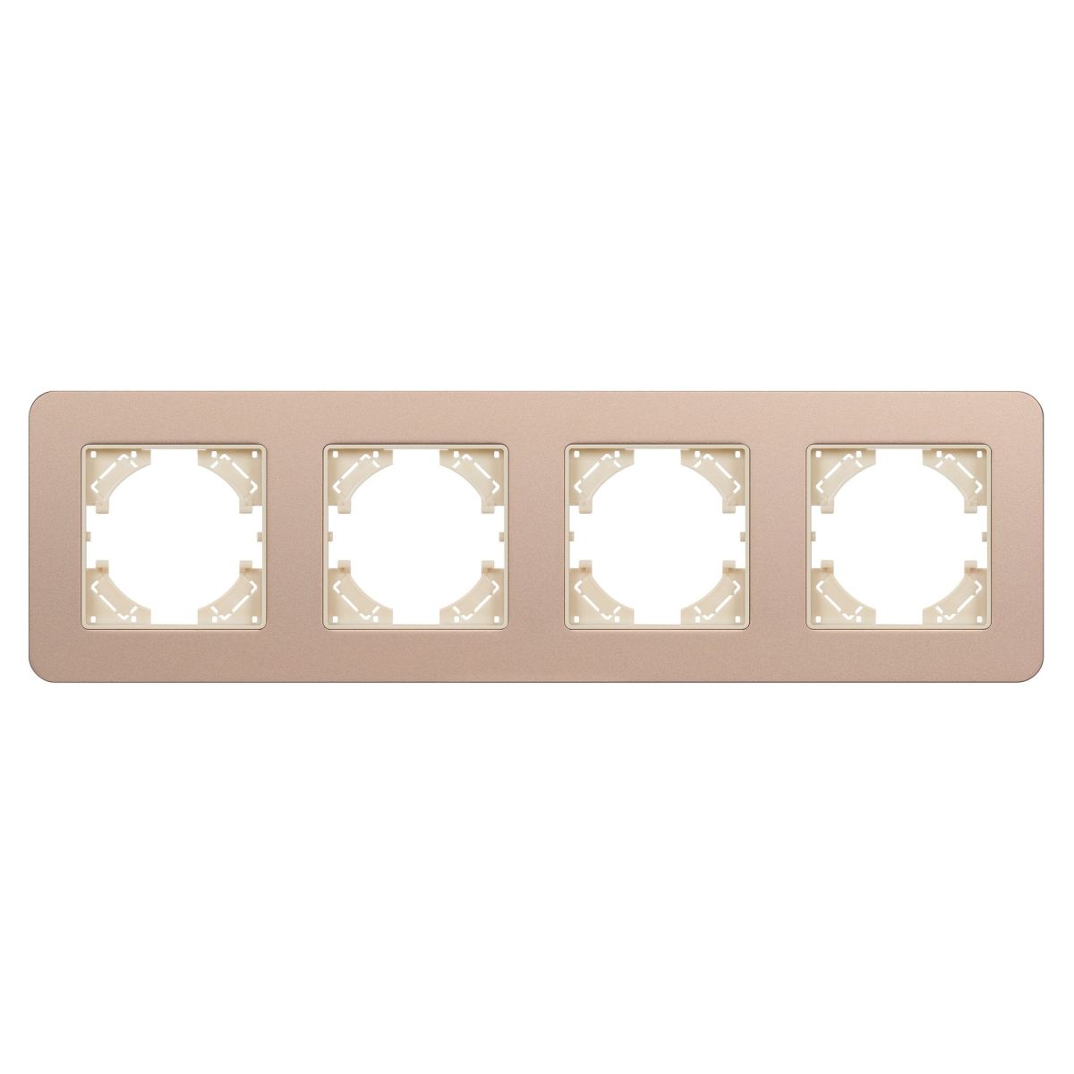 Рамка на 4 поста алюминиевая Arlight FRM-AKIRY-SFAL-4-GD 049745