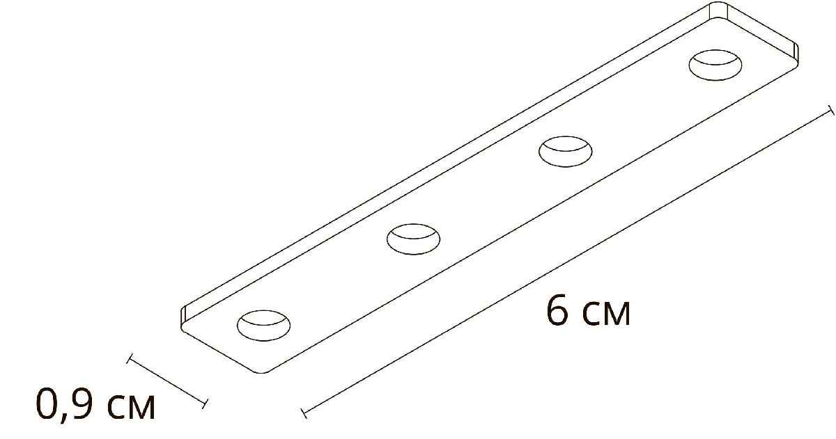 Коннектор прямой для магнитного шинопровода Arte Lamp Linea-accessories A484305I