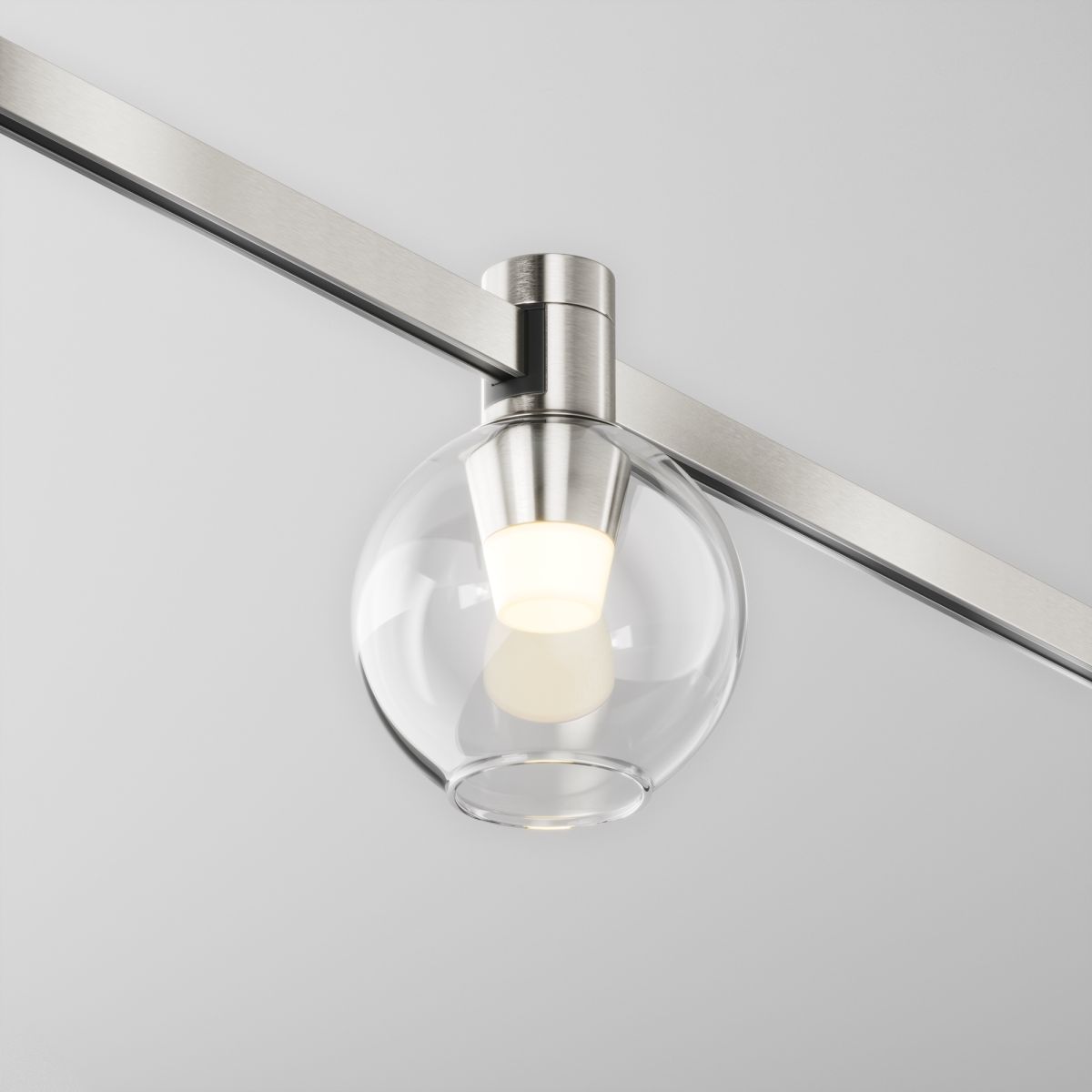 Трековый магнитный светильник Maytoni Bubble TR148-1-3W3K-PT