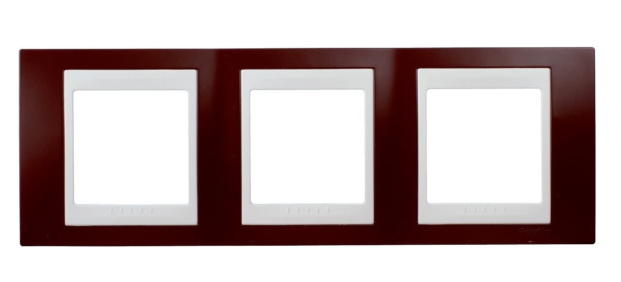 Рамка 3-постовая Schneider Electric Unica Хамелеон MGU6.006.872