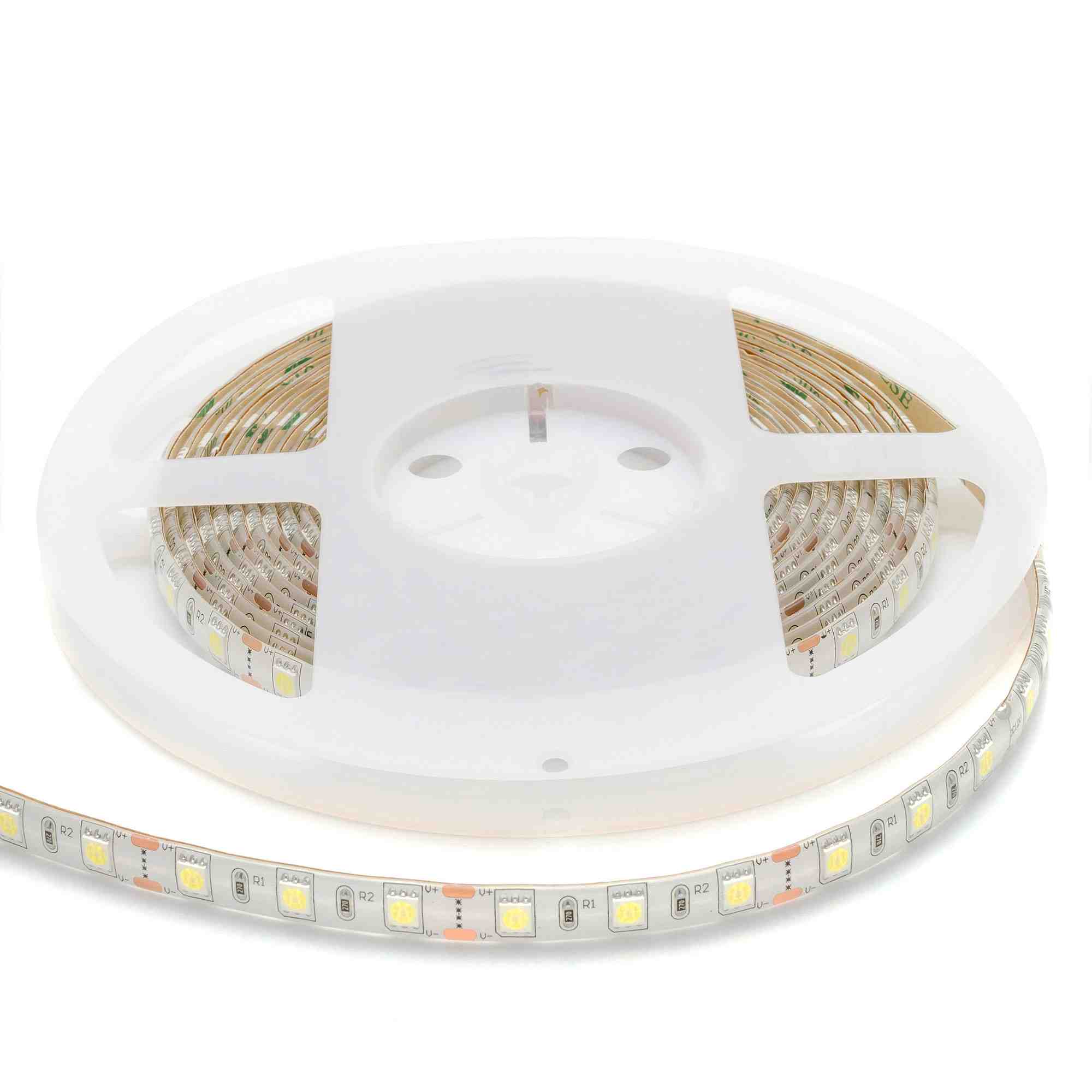 Светодиодная лента Apeyron 12В СТ 14,4Вт/м smd5050 60д/м IP65 700Лм/м 5м 6500К 00-10
