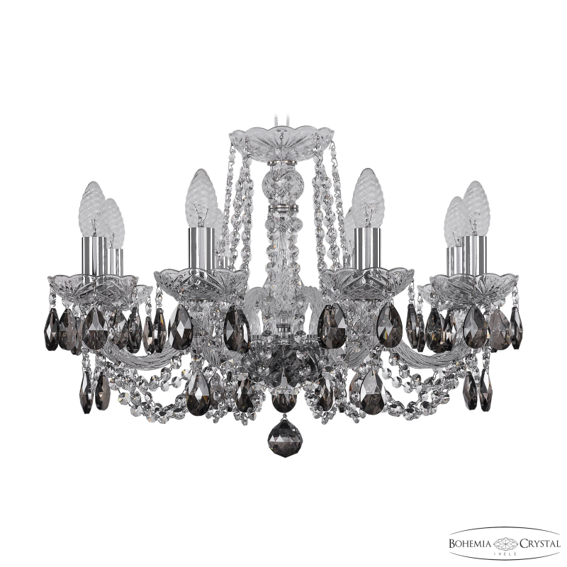 Подвесная люстра Bohemia Ivele Crystal 1402/8/195 Ni K731