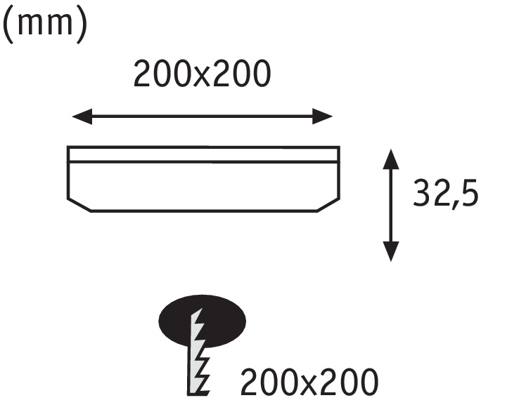 Светильник на солнечных батареях Paulmann Boden Cube 93834