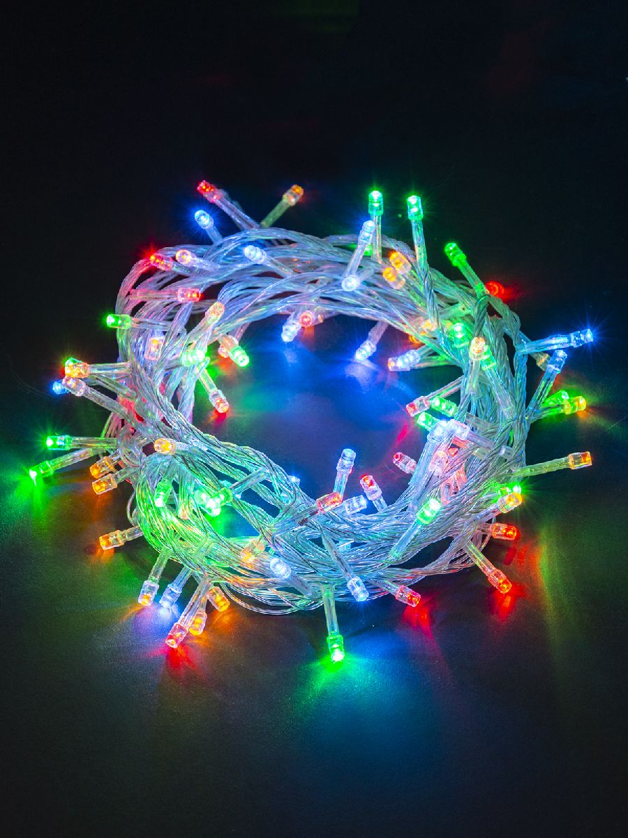 Светодиодная гирлянда TDM Electric СГ 100 220V разноцветная 8 режимов SQ0361-0002