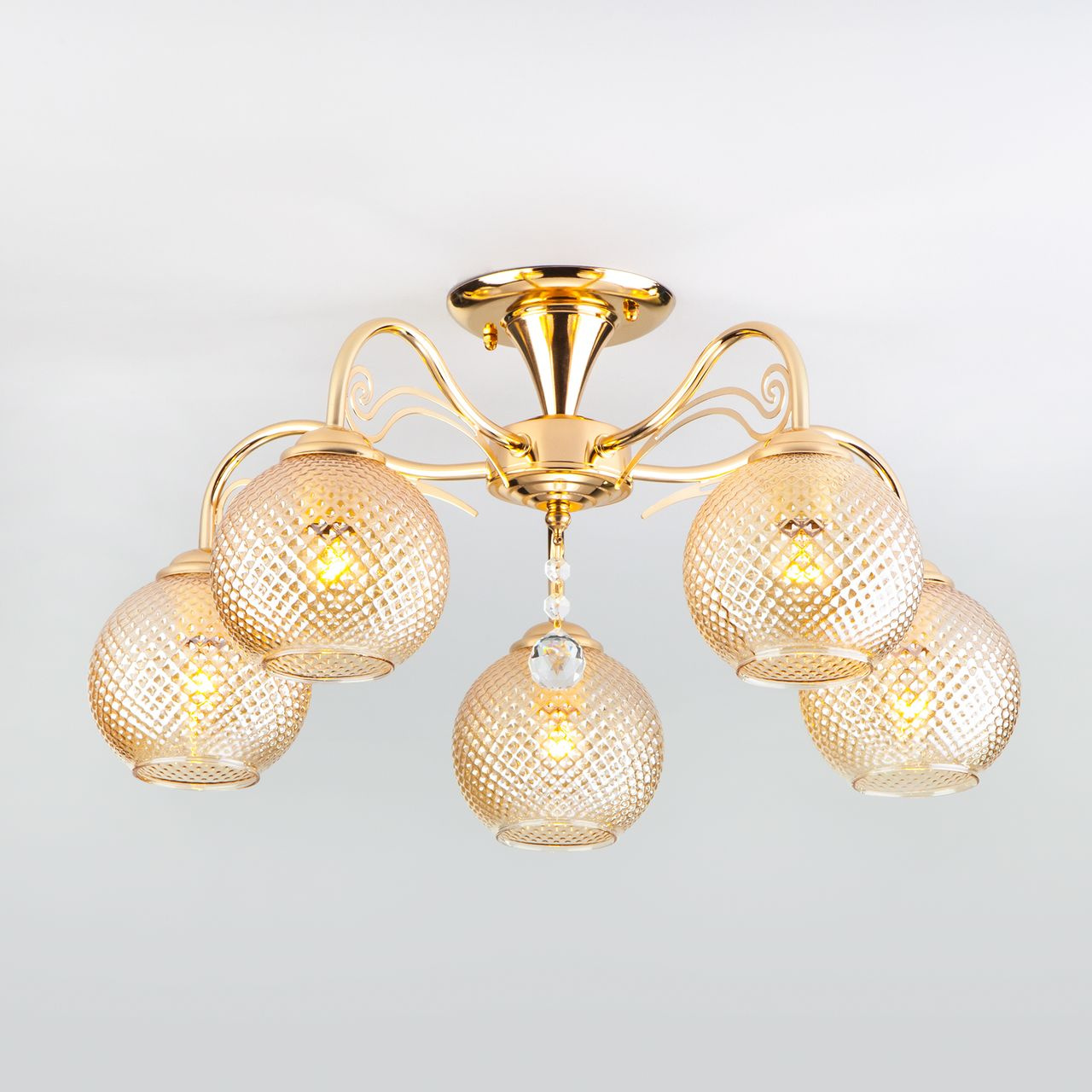 Потолочная люстра Eurosvet Kristin 30139/5 золото