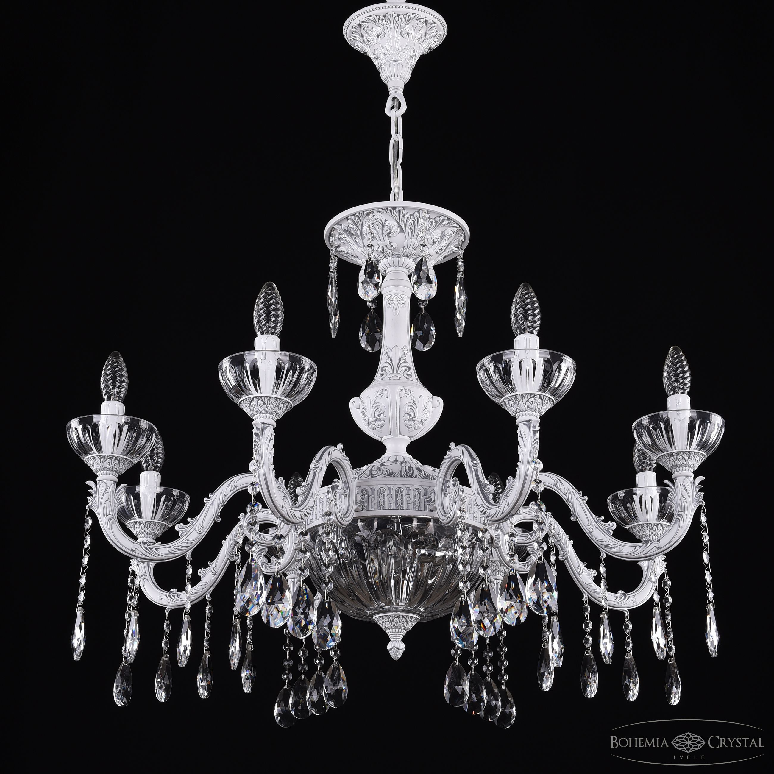 Подвесная люстра Bohemia Ivele Crystal AL79101P/8/250 A WMN P Clear/M-1H