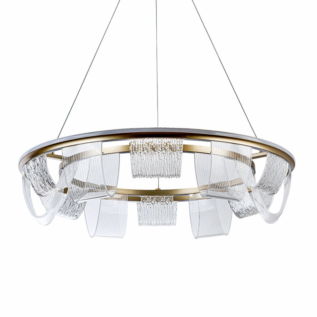 Подвесная люстра LED4U L7706-800 GD