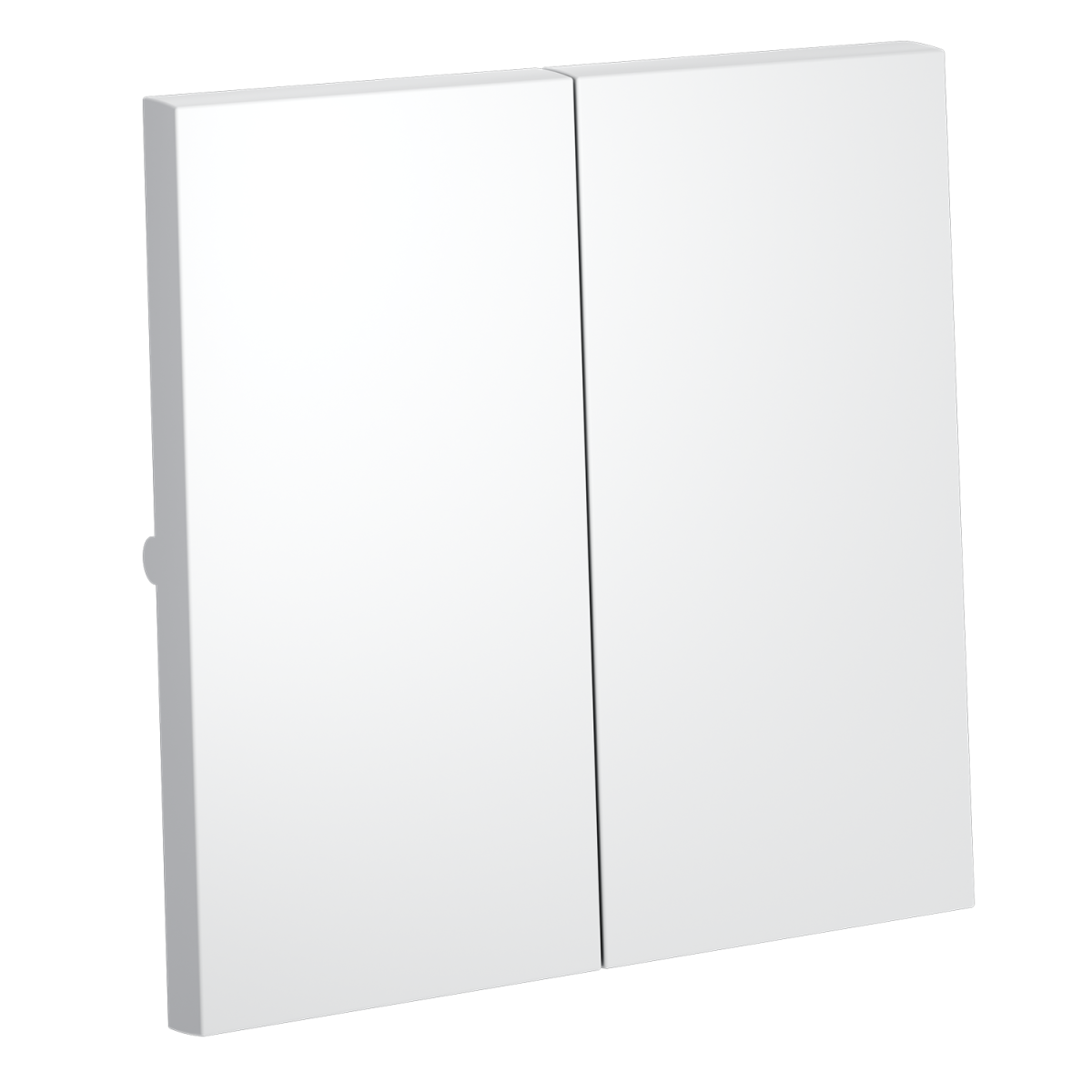 Клавиши для выключателя/переключателя двухклавишного Voltum S70 (белый матовый) VLS000302