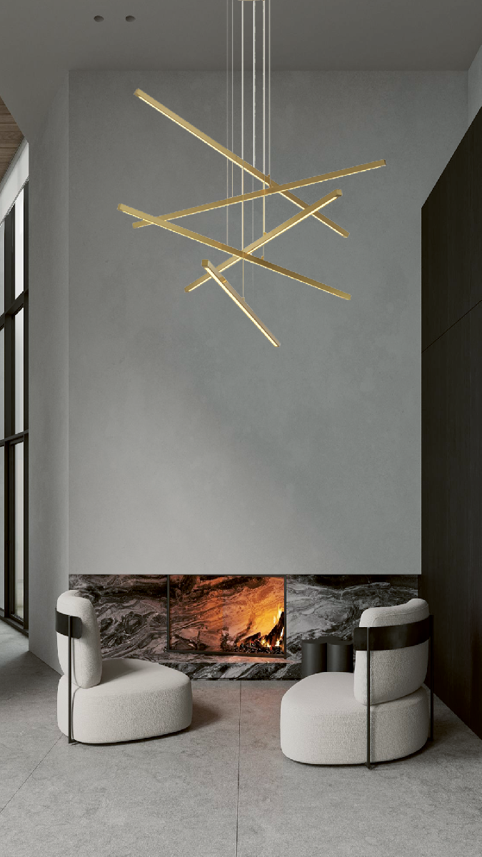 Подвесная люстра Milosh Tendence Medelina 0916CL-5AB