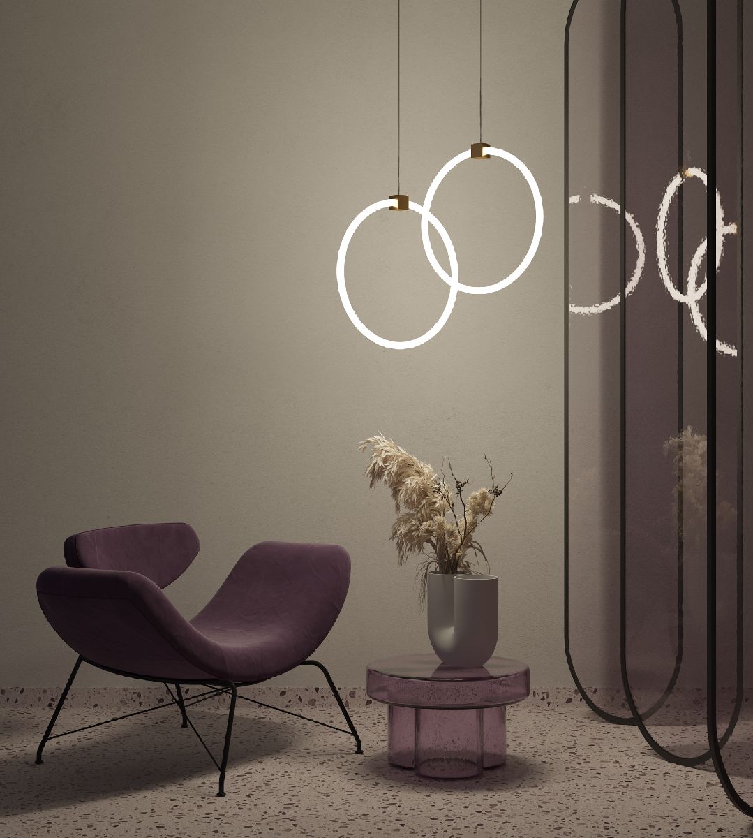 Подвесной светильник Maytoni Anillo MOD315PL-L20G3K