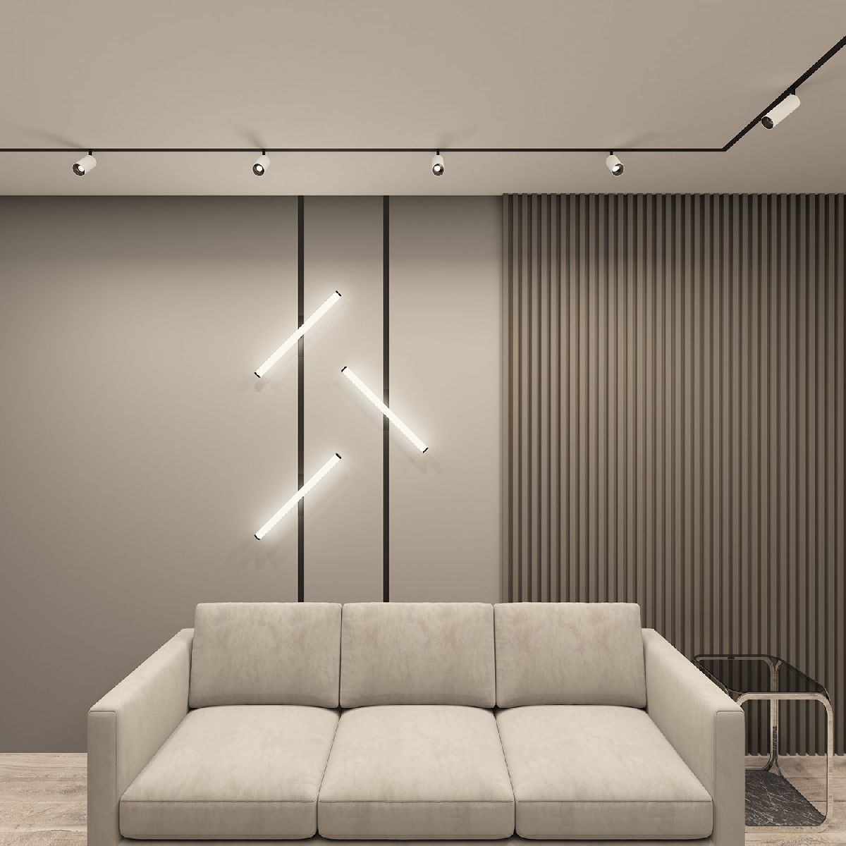 Трековый однофазный светильник Denkirs Smart Spot DK8040-BW+BK