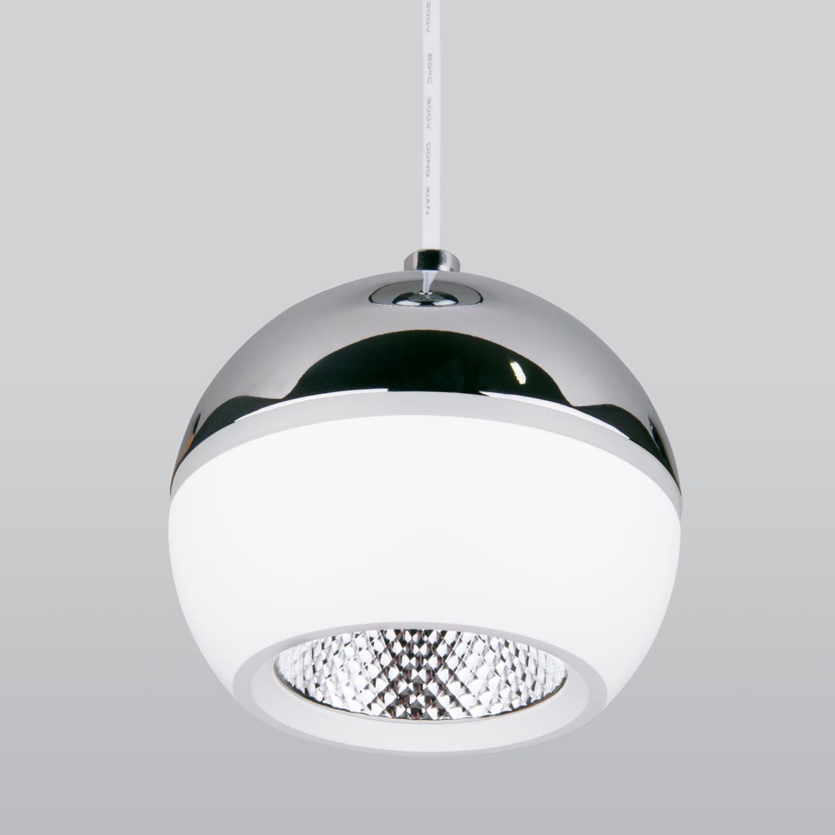 Подвесной светодиодный светильник Elektrostandard DLS023 9W 4200K белый/хром 4690389149139