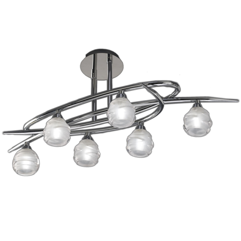 Потолочная люстра Mantra Loop Chrome 1802