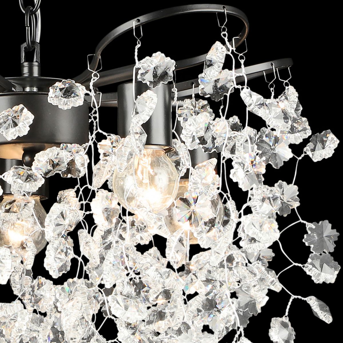 Подвесная люстра Reluce 02496-0.4-05 BK