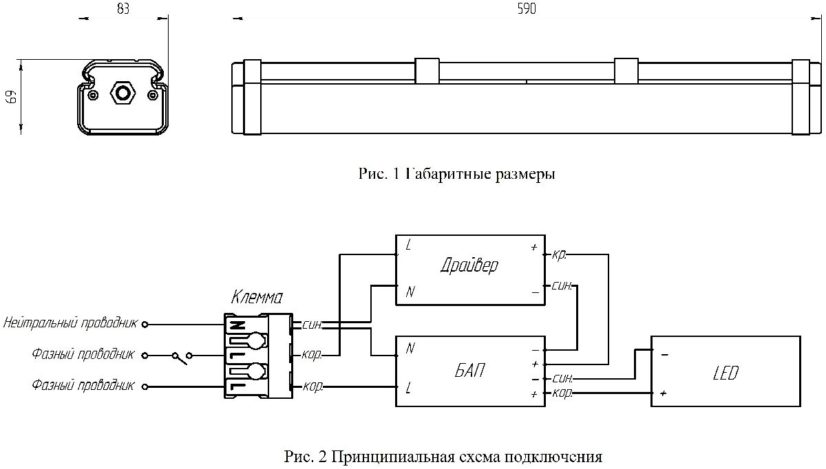 Линейный светильник Светон Компромисс 11-20-Д-120-0/ПТ/О-5К80-Н65БАП1 CB-C0405007