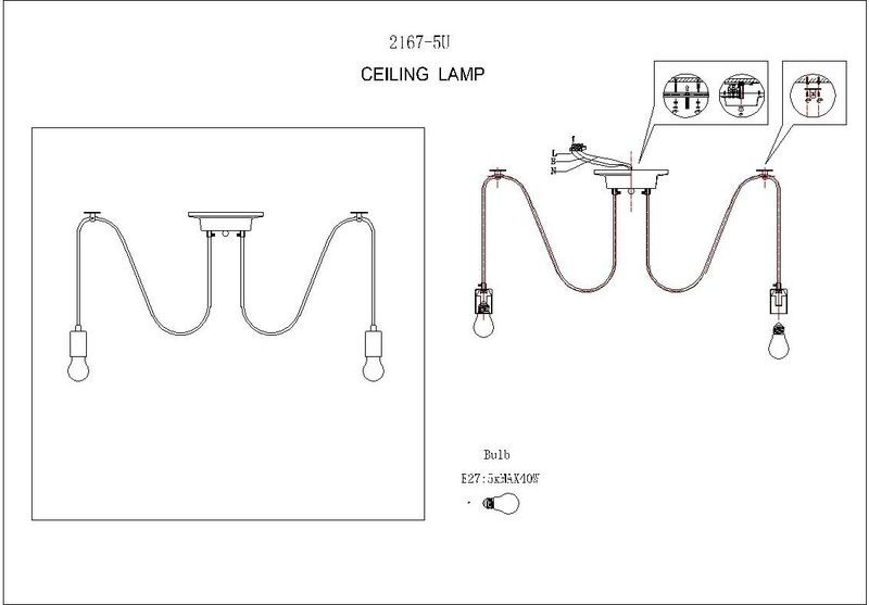 Подвесная люстра F-Promo Futuro 2167-5U