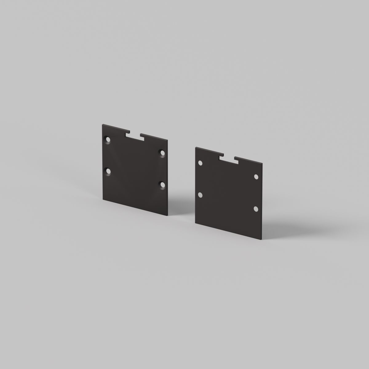 Комплект заглушек для профиля 35×35 2шт Maytoni Led Strip ALM-3535BT-B-EC 642038