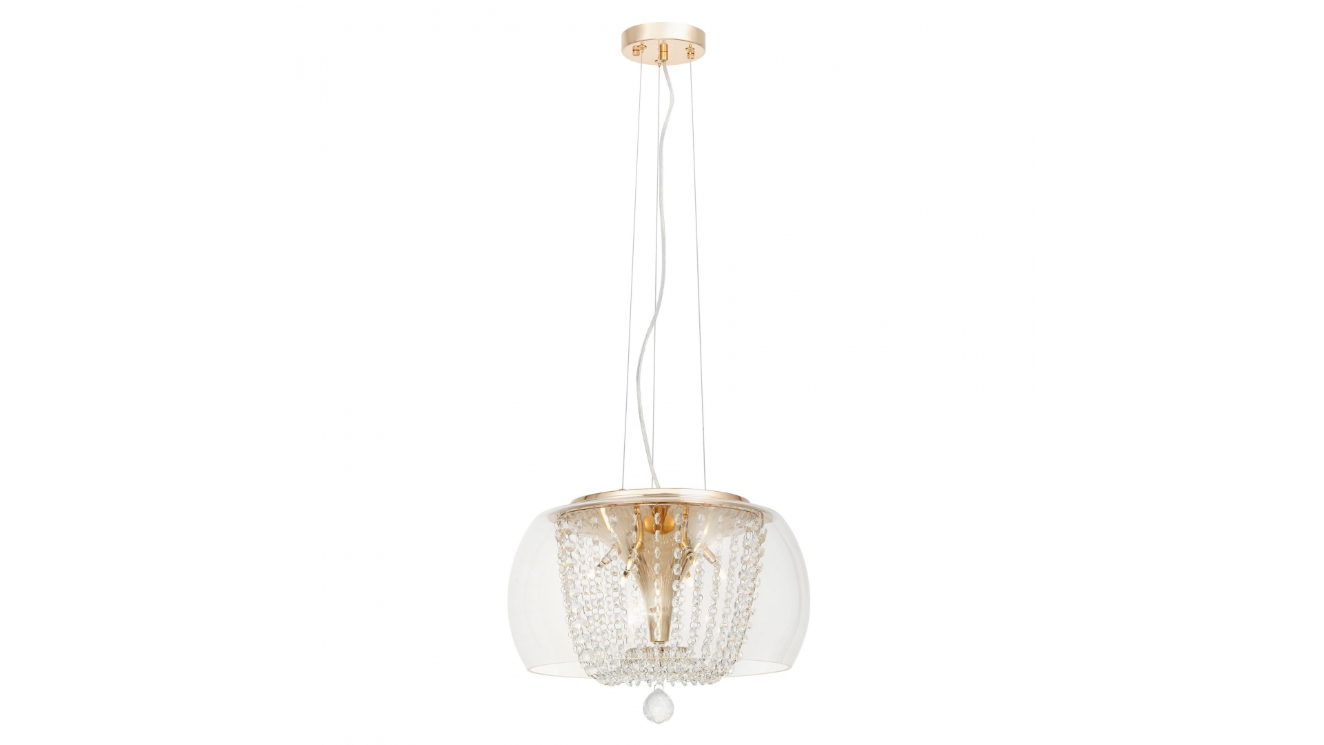 Подвесная люстра Lumina Deco Disposa LDP 7018-400 PR+F.GD