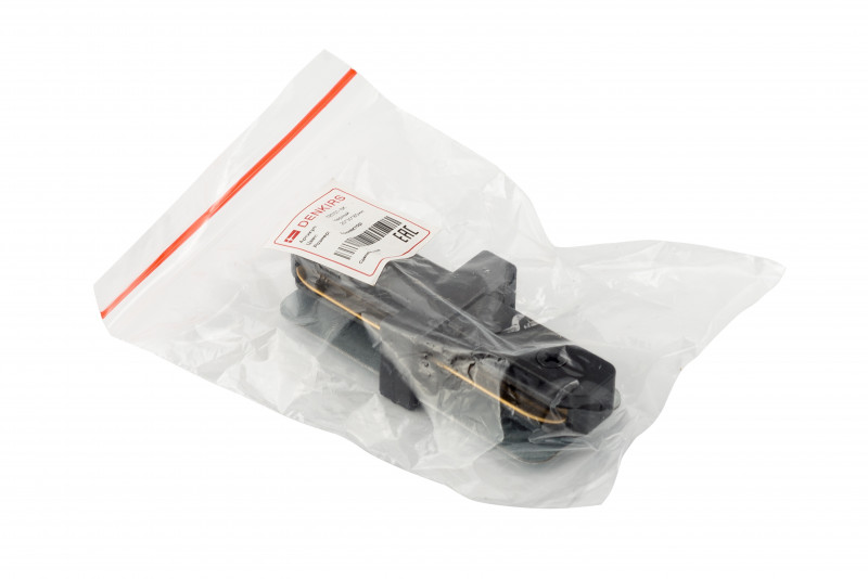 Коннектор прямой Denkirs DK Track Black TR1101-BK