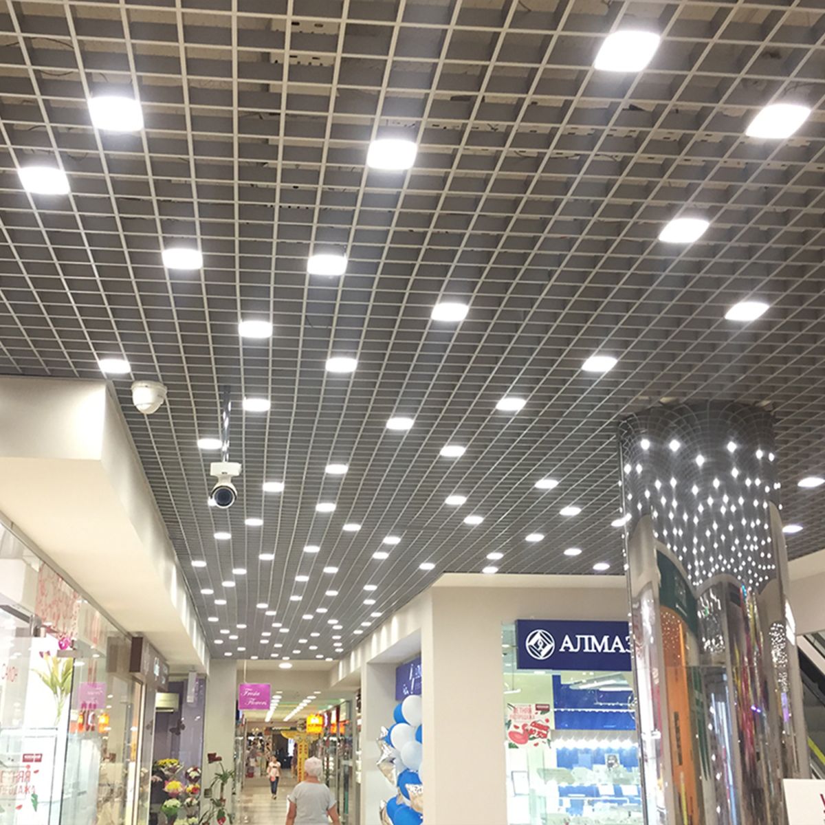 Встраиваемый светильник Uniel ULP-1010-20W/4000K IP54 GRILYATO OPAL WHITE KIT03 UL-00012837