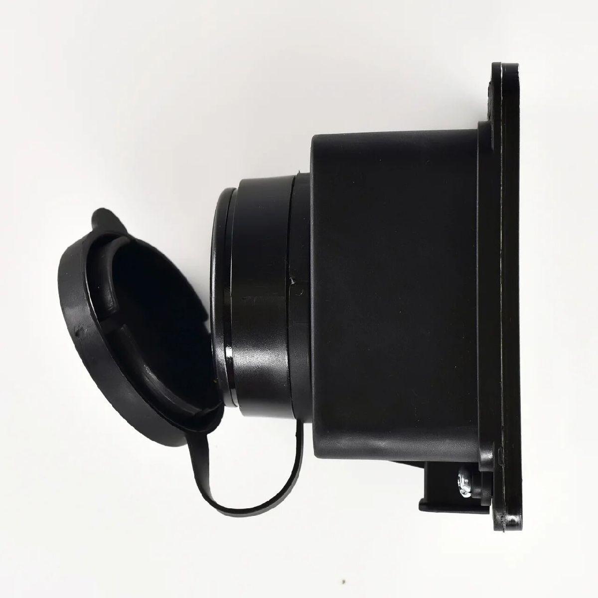 Розетка наружная прямая с заглушкой Lezard Каучук 106-0400-0103/103