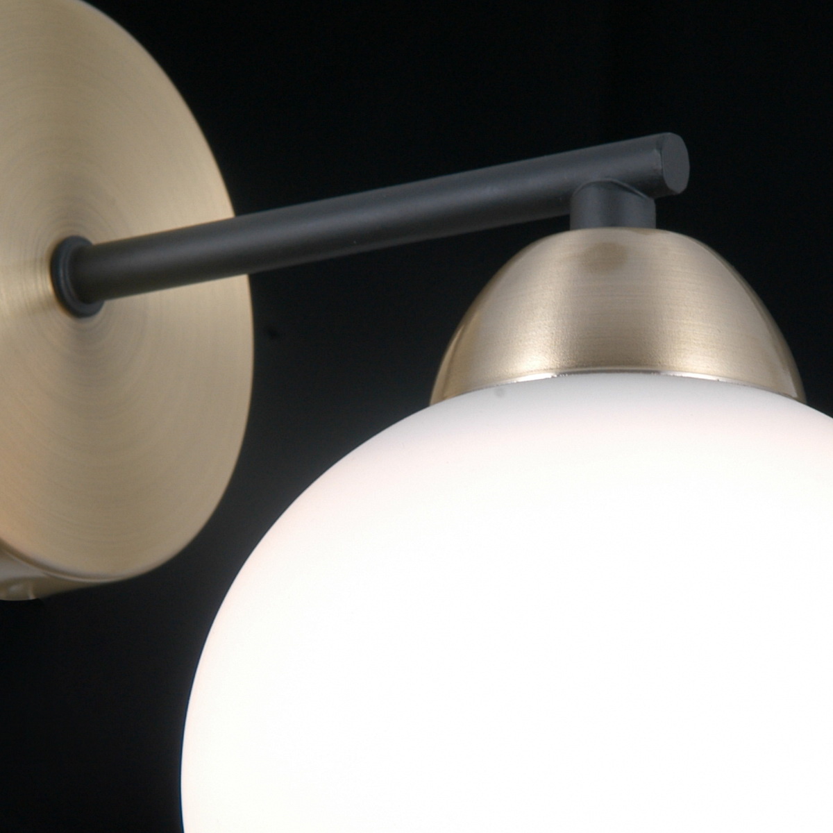 Бра шар Illumico IL0440-1WSQ-79 AB BK