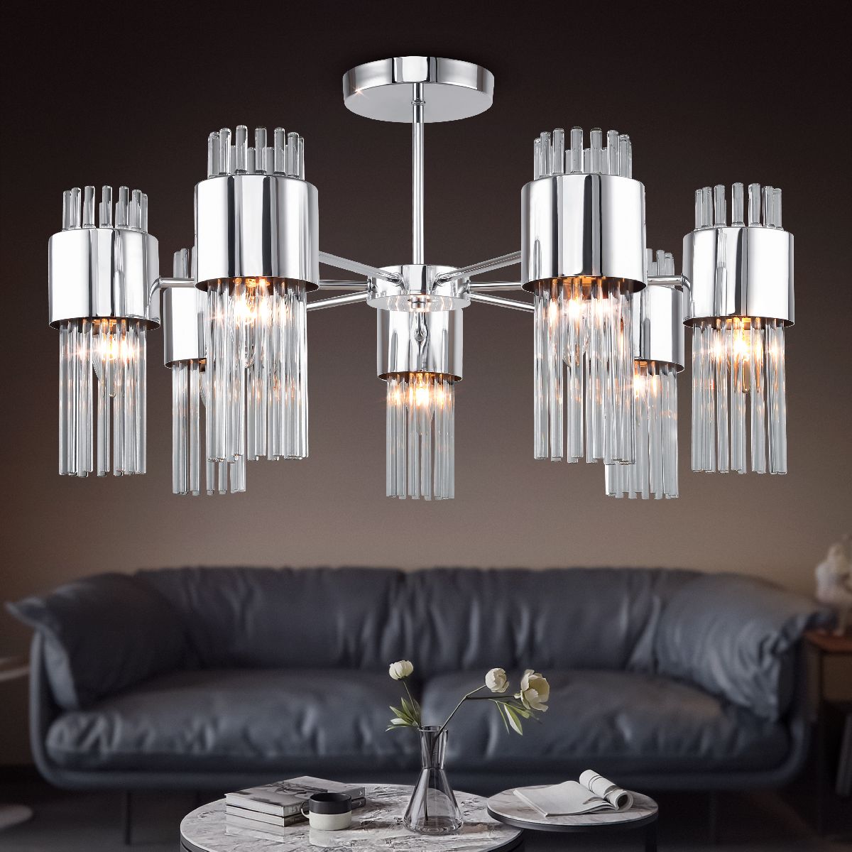 Люстра на штанге Rivoli Deborah 3148-307 Б0055527