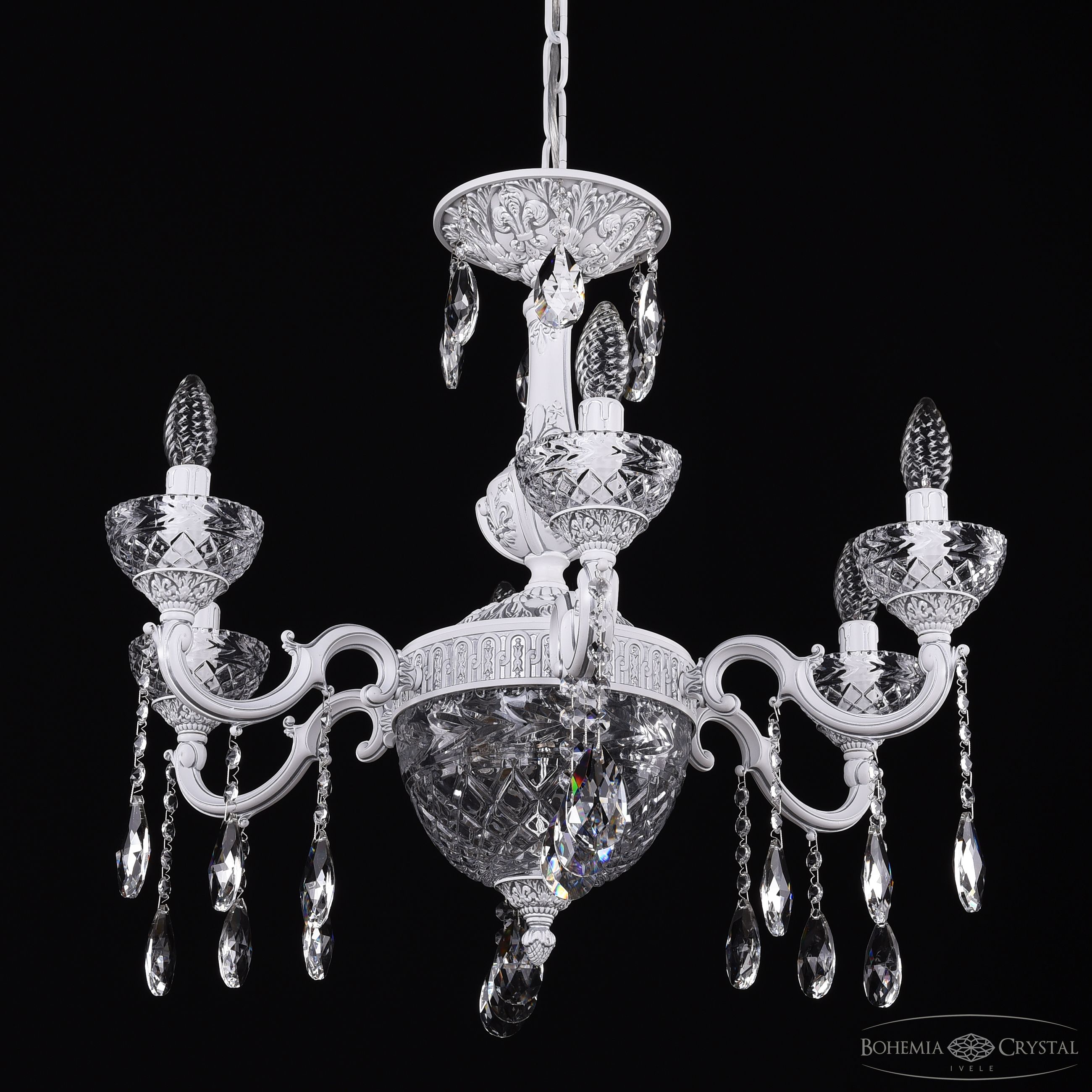 Подвесная люстра Bohemia Ivele Crystal AL78101P/6/175 A WMN P Clear/M-1F