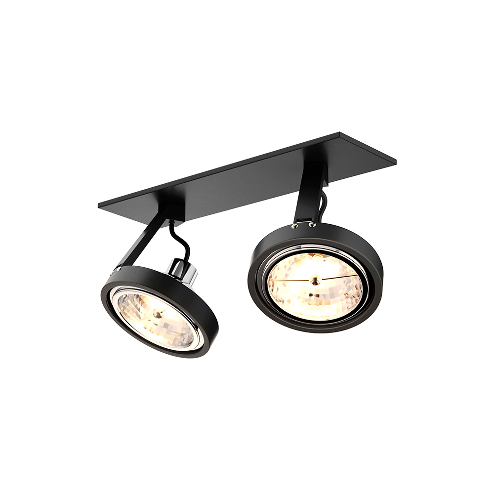 Встраиваемый светильник Zumaline GINO DL 2 BLACK 20006-BK