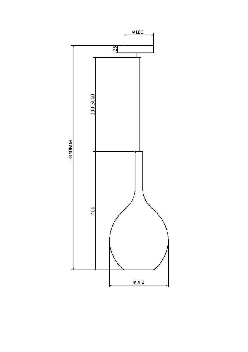 Подвесной светильник Maytoni Duality MOD271PL-01B1
