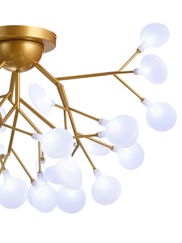 Потолочная люстра Natali Kovaltseva GRACE 75126/12С GOLD SATIN