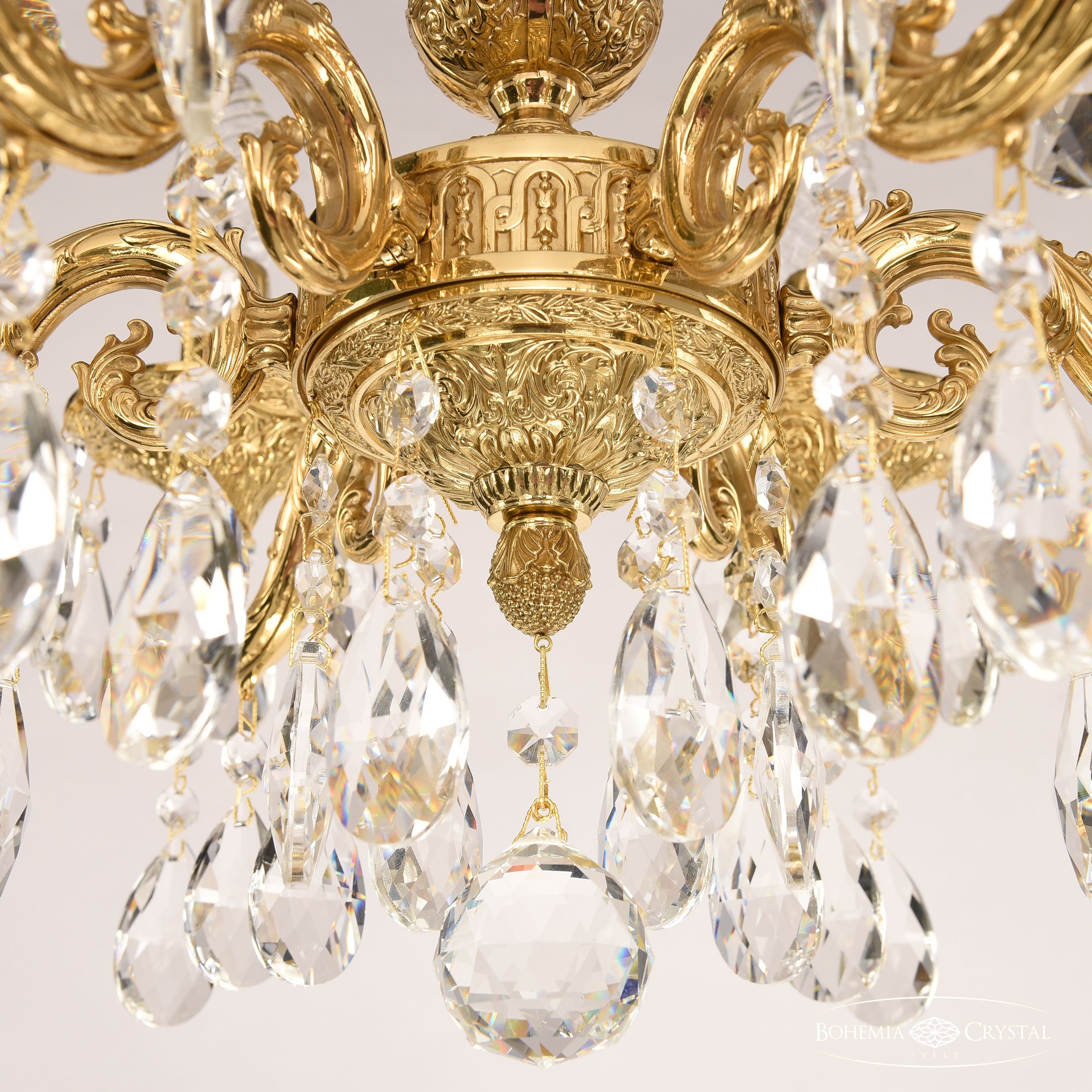 Подвесная люстра Bohemia Ivele Crystal Florence 71101/6/125 A G