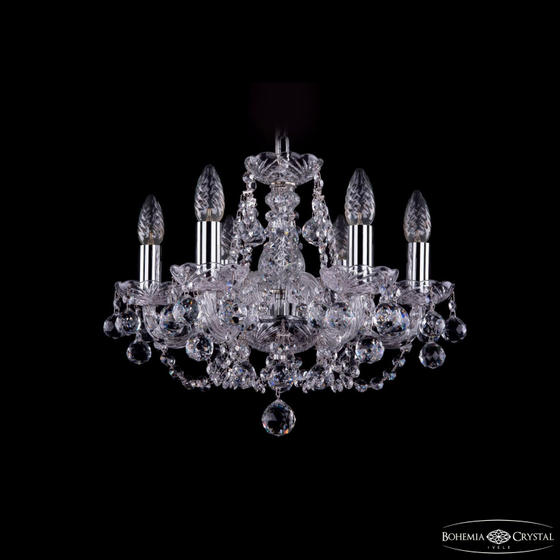 Подвесная люстра Bohemia Ivele Crystal 1406/6/141 Ni Balls