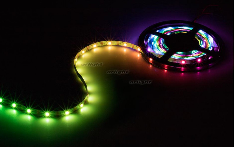 Светодиодная лента Arlight SPI 2-5000-AM 5V RGB-Day (5060,150 LED x1) 021376