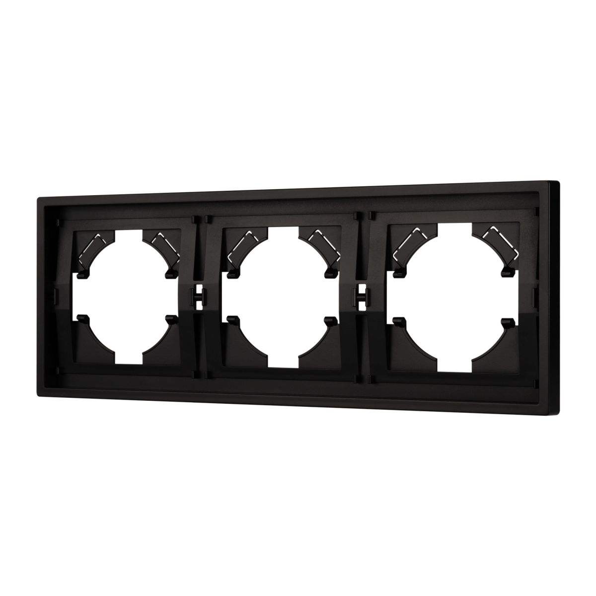 Рамка пластиковая на 3 поста Arlight FRM-TENDO-PL-3-BK 053844